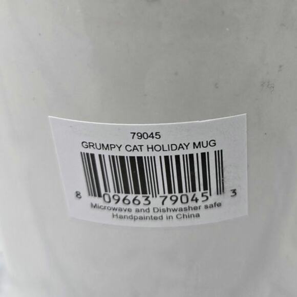 NWT Grumpy Cat set of 2 Holiday Mugs Ceramic Christmas Coffee Tea Hot Chocolate - Picture 10 of 16